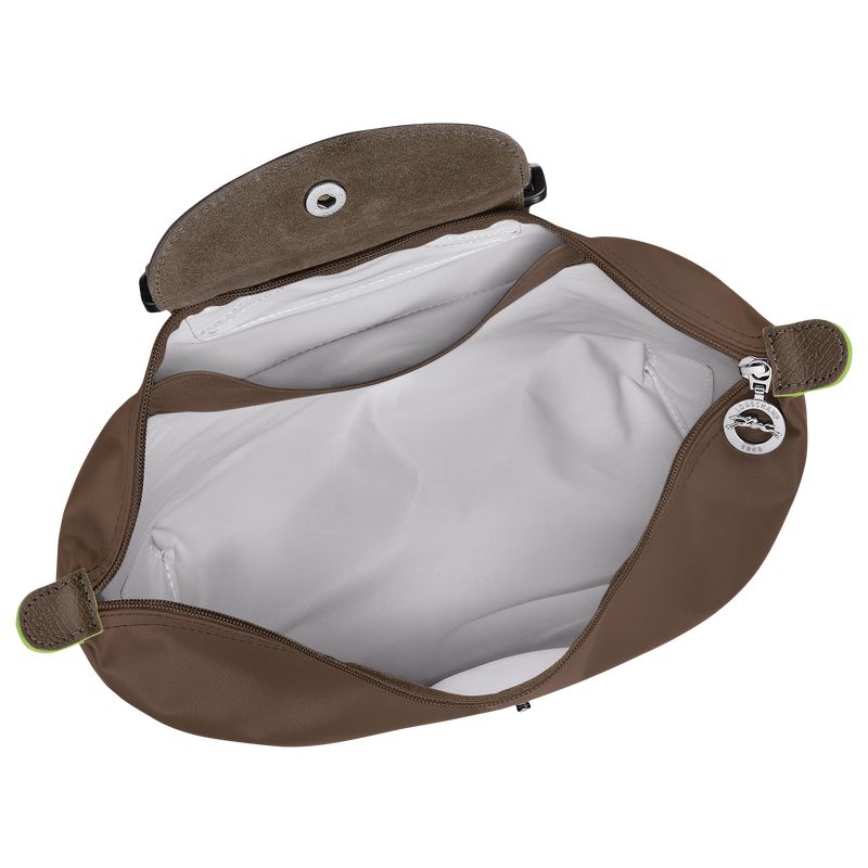 Longchamp Le Pliage Green M Men Backpack Dark Brown | Australia-097KWEOQX