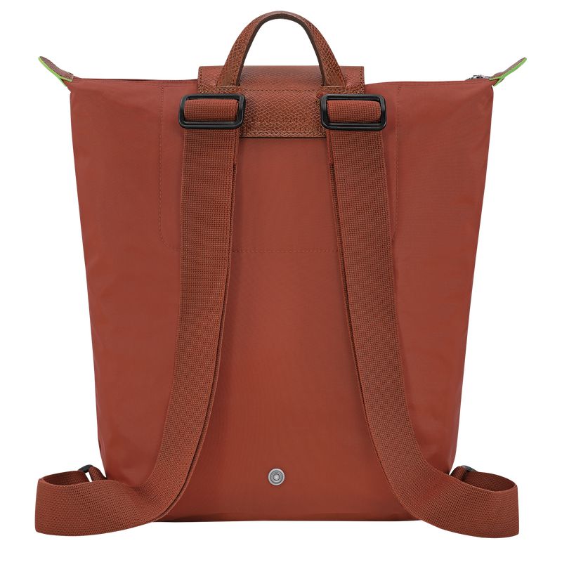 Longchamp Le Pliage Green M Men Backpack Brown | Australia-308DGTKVN