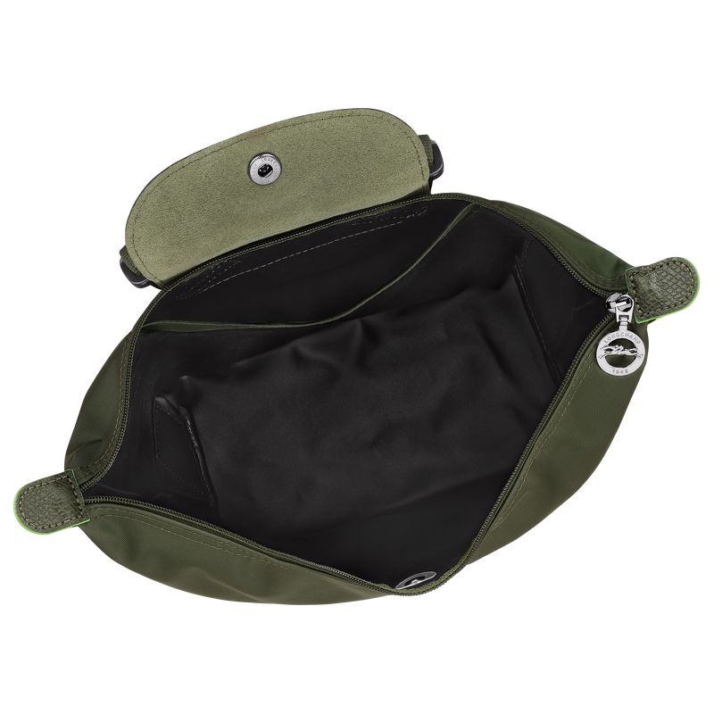 Longchamp Le Pliage Green M Men Backpack Dark Olive | Australia-801DOFMNH