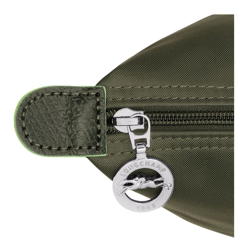 Longchamp Le Pliage Green M Men Backpack Dark Olive | Australia-801DOFMNH