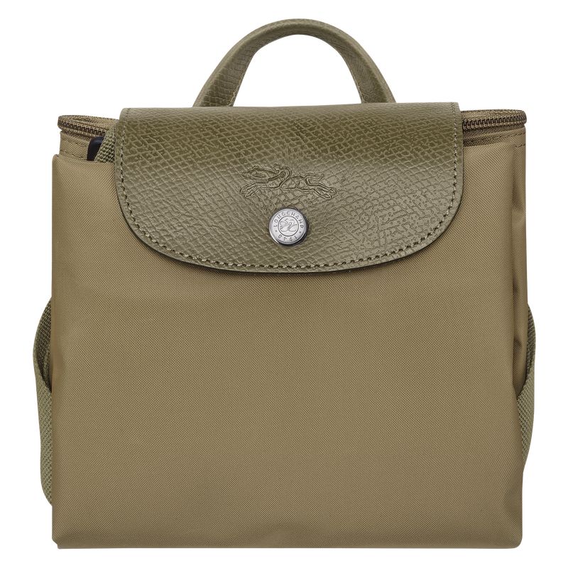 Longchamp Le Pliage Green M Men Backpack Olive | Australia-703RQNICT