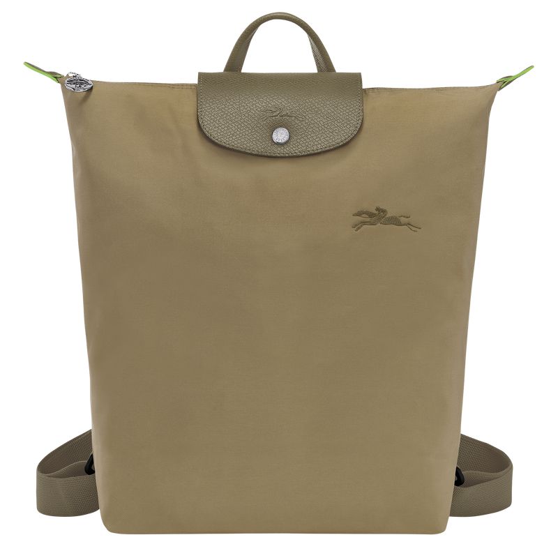 Longchamp Le Pliage Green M Men Backpack Olive | Australia-703RQNICT