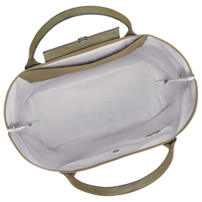 Longchamp Le Pliage Green M Men Tote Bag Olive | Australia-368REBWMS