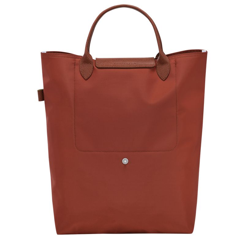 Longchamp Le Pliage Green M Men Tote Bag Brown | Australia-920QMLXNH