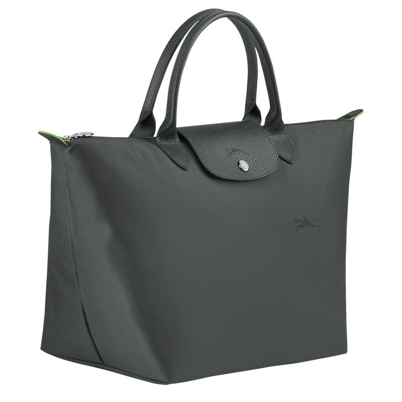 Longchamp Le Pliage Green M Women Handbag Deep Grey | Australia-206RMGAIC