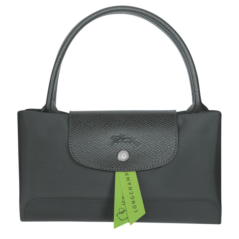 Longchamp Le Pliage Green M Women Handbag Deep Grey | Australia-206RMGAIC