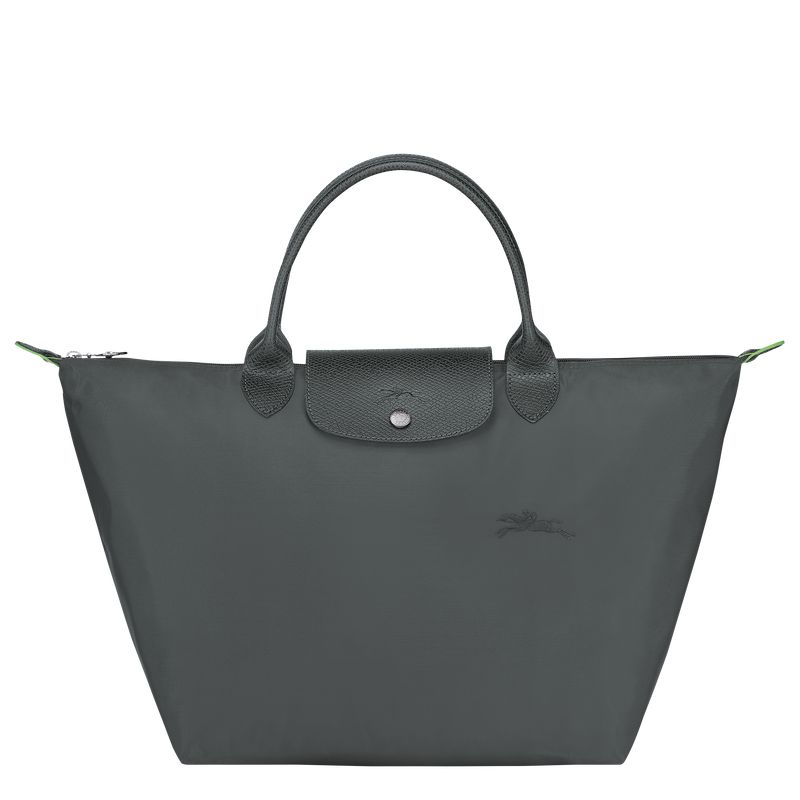 Longchamp Le Pliage Green M Women Handbag Deep Grey | Australia-206RMGAIC