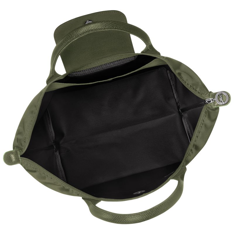 Longchamp Le Pliage Green M Women Handbag Dark Green | Australia-718YQRALN