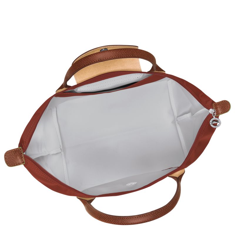 Longchamp Le Pliage Green M Women Handbag Brown | Australia-782YVUQHZ