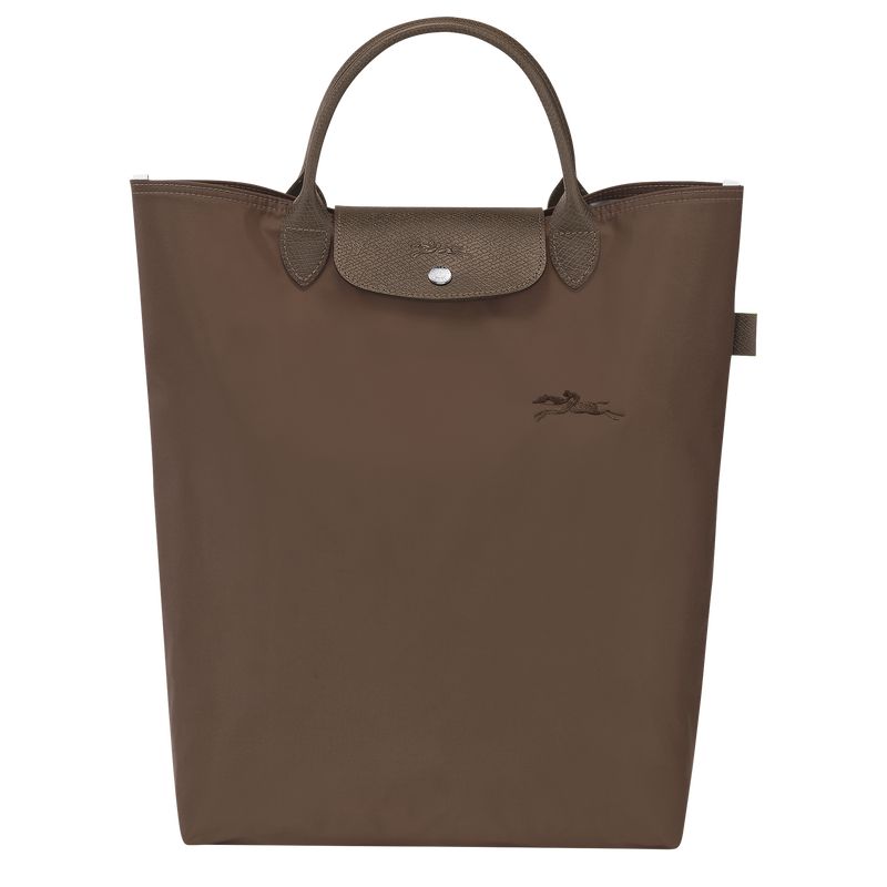 Longchamp Le Pliage Green M Women Tote Bag Dark Brown | Australia-962TPVHYQ