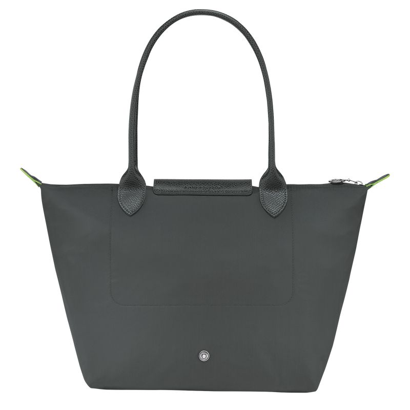 Longchamp Le Pliage Green M Women Tote Bag Deep Grey | Australia-894DMORCF