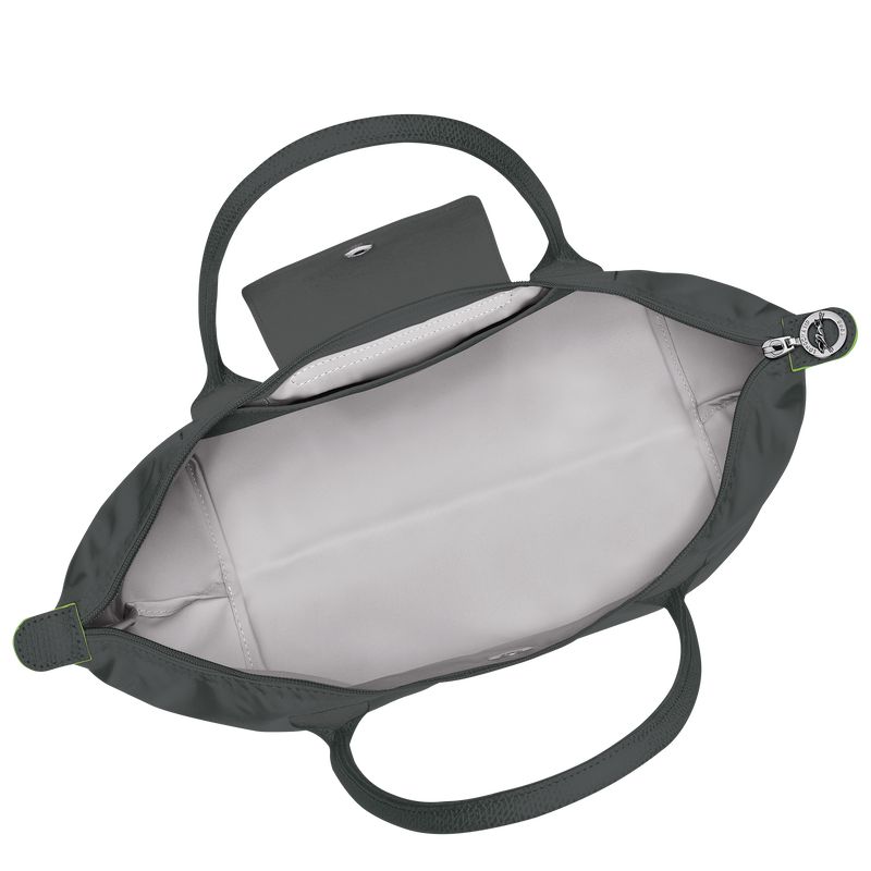 Longchamp Le Pliage Green M Women Tote Bag Deep Grey | Australia-894DMORCF