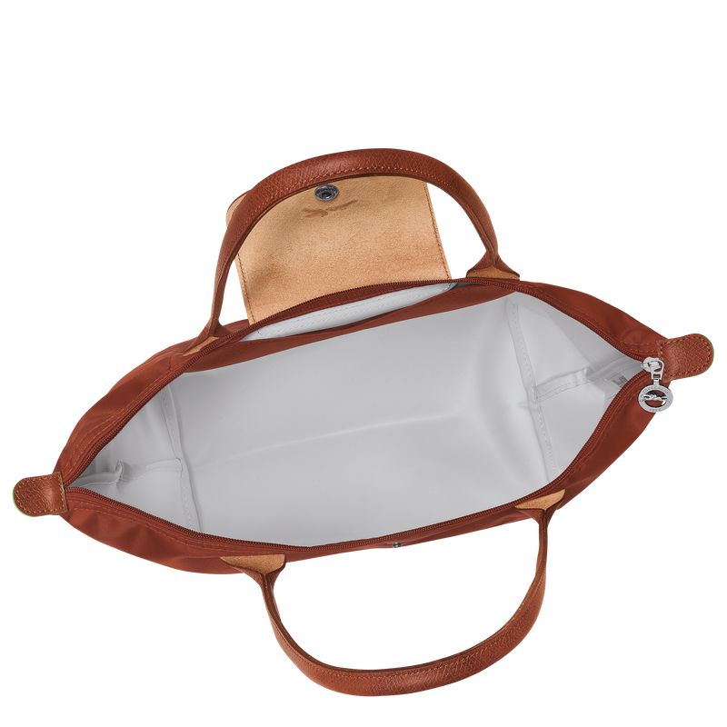 Longchamp Le Pliage Green M Women Tote Bag Brown | Australia-017DZAIGF