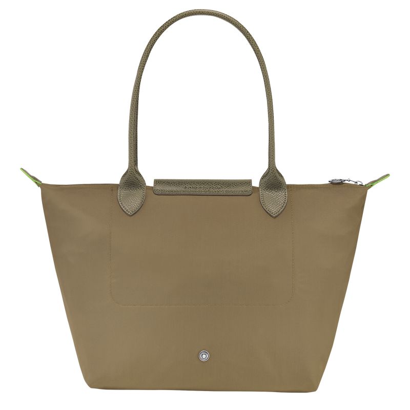 Longchamp Le Pliage Green M Women Tote Bag Olive | Australia-570XQSAMT