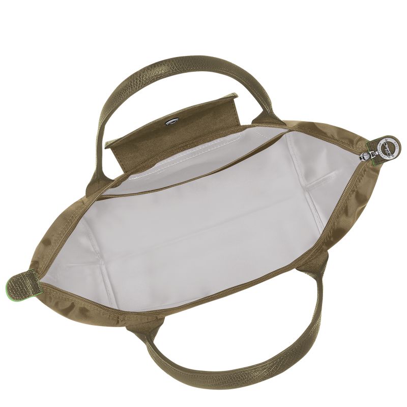 Longchamp Le Pliage Green M Women Tote Bag Olive | Australia-570XQSAMT