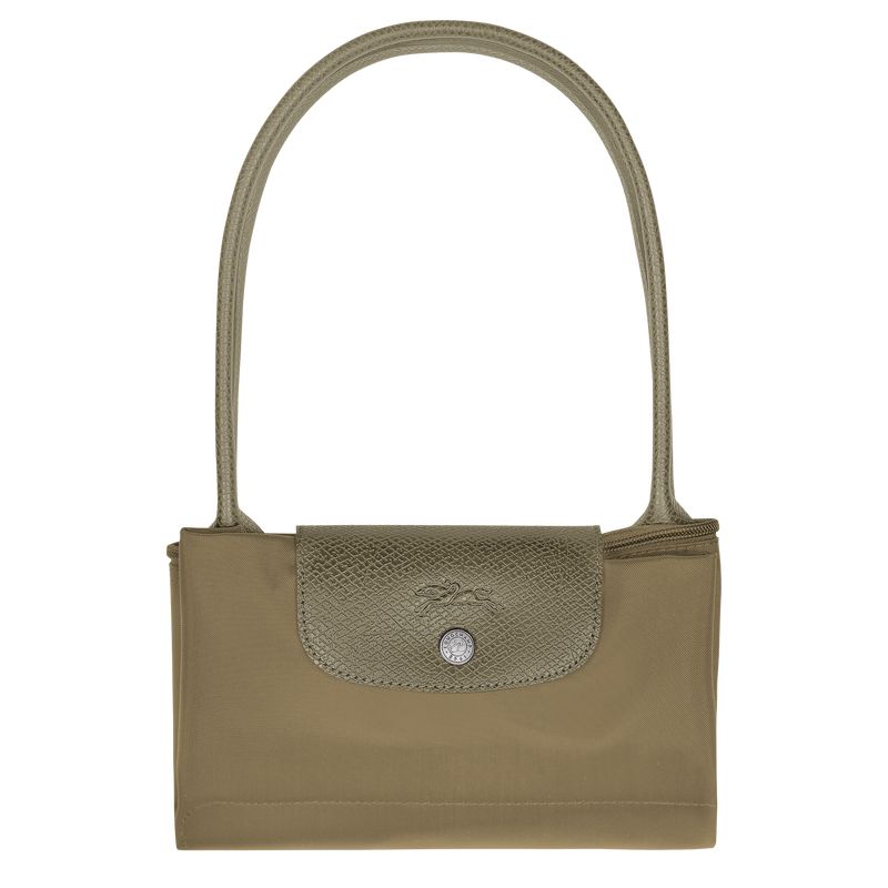 Longchamp Le Pliage Green M Women Tote Bag Olive | Australia-570XQSAMT