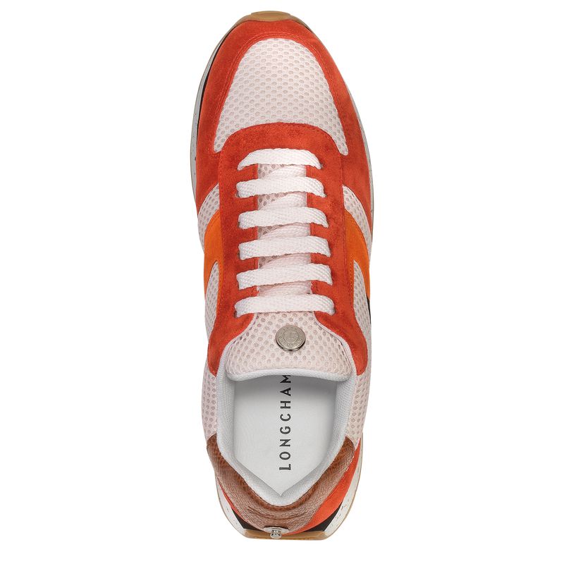 Longchamp Le Pliage Green Women Sneakers Red / Orange | Australia-607TFJKCO