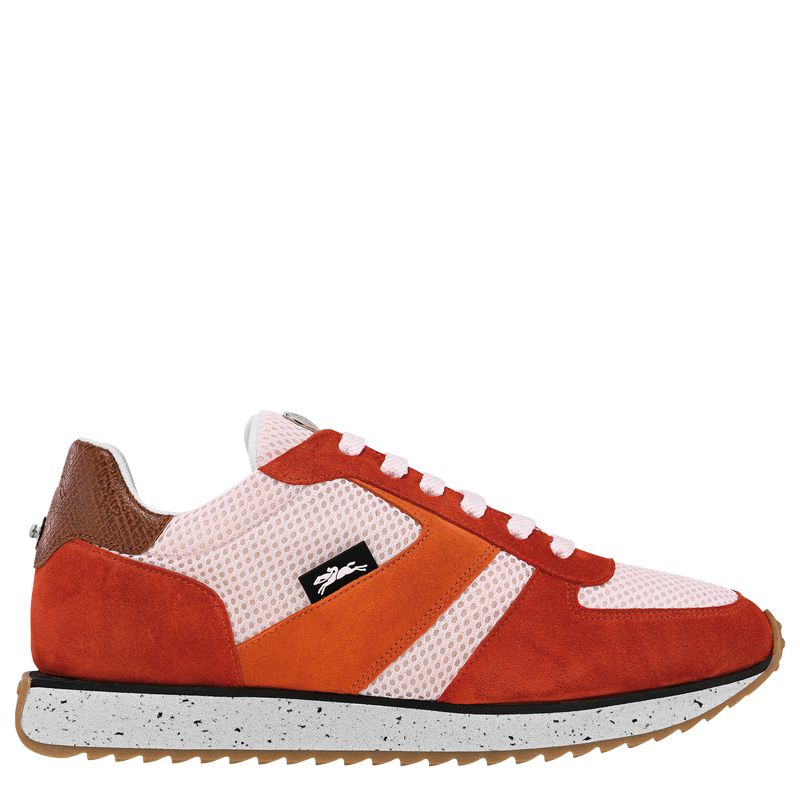 Longchamp Le Pliage Green Women Sneakers Red / Orange | Australia-607TFJKCO