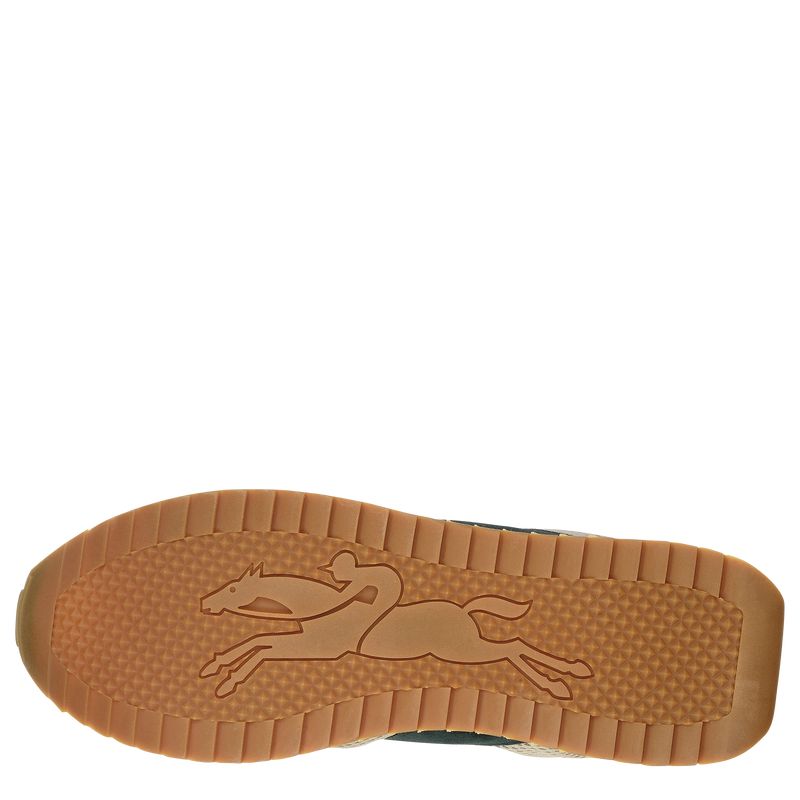 Longchamp Le Pliage Green Women Sneakers Olive / Blue | Australia-657XPJBQY