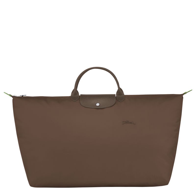 Longchamp Le Pliage Green Xl Women Travel Bag Dark Brown | Australia-934ENXFHK