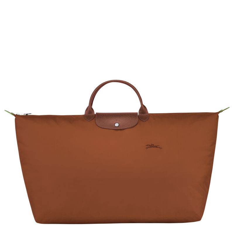 Longchamp Le Pliage Green Xl Women Travel Bag Brown | Australia-976FMEAHC