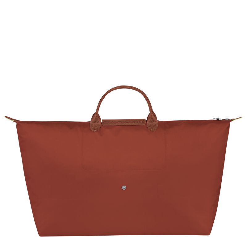 Longchamp Le Pliage Green Xl Women Travel Bag Brown | Australia-107GIAJXD