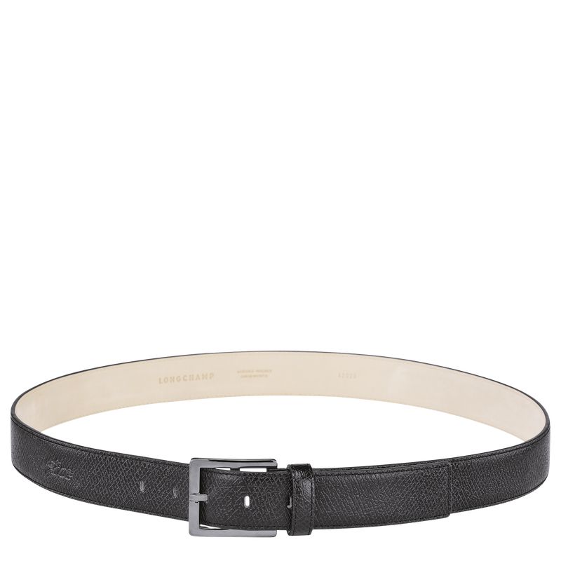 Longchamp Le Pliage Men Belt Black | Australia-214HETNYK