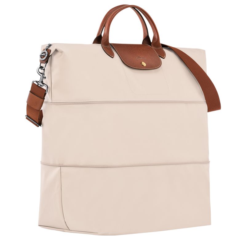 Longchamp Le Pliage Original Expandable Men Travel Bag Beige | Australia-597OLRHJW
