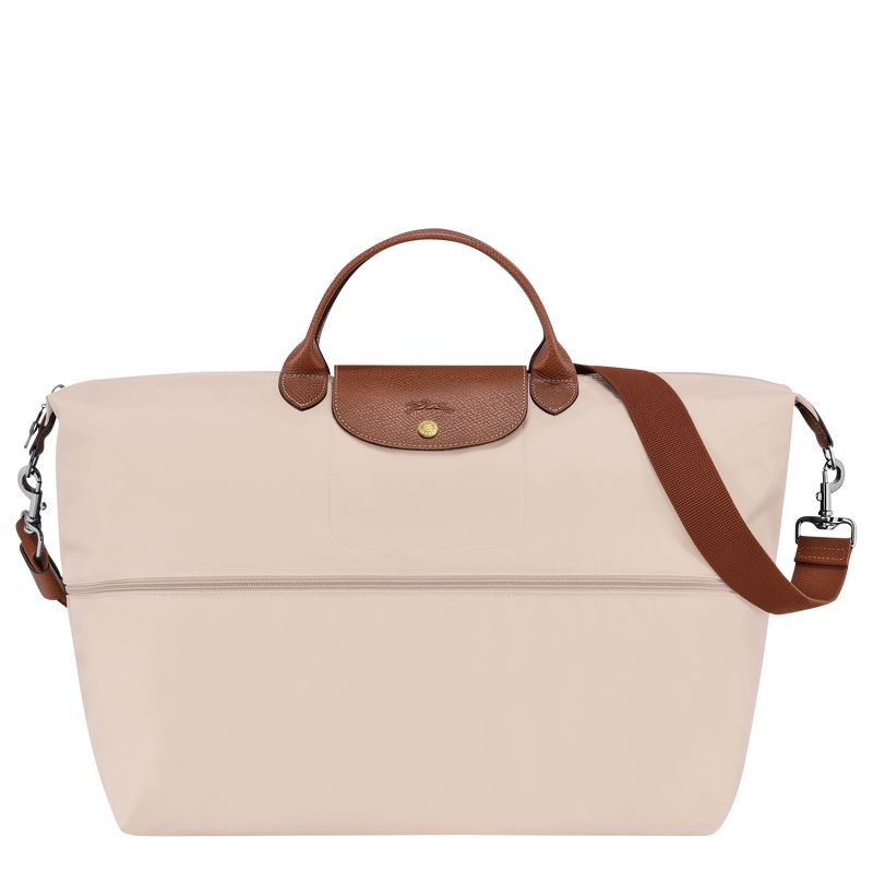Longchamp Le Pliage Original Expandable Men Travel Bag Beige | Australia-597OLRHJW
