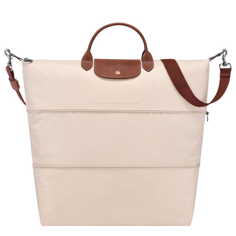 Longchamp Le Pliage Original Expandable Men Travel Bag Beige | Australia-597OLRHJW