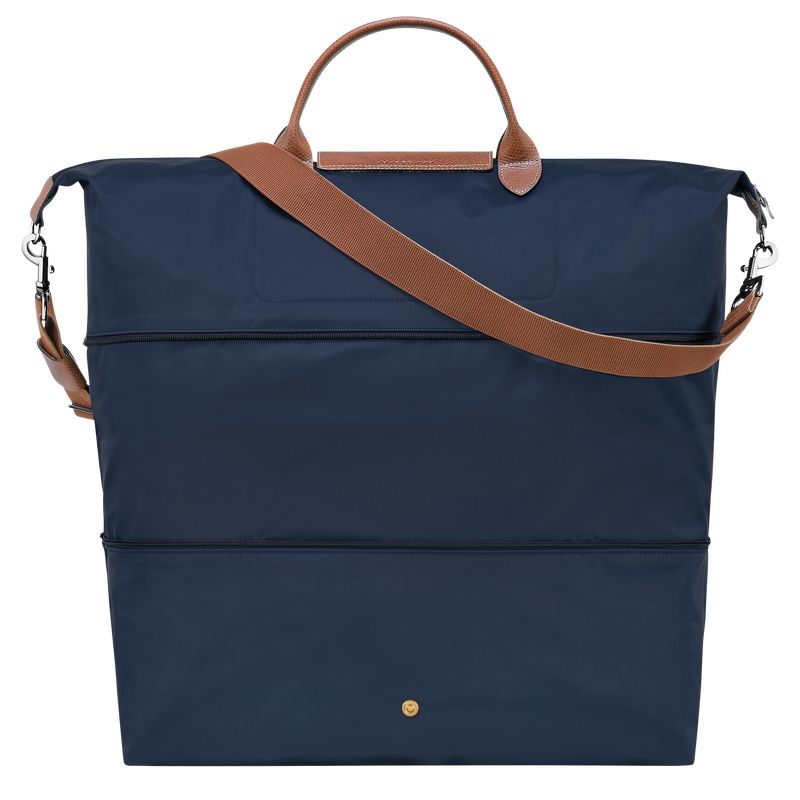 Longchamp Le Pliage Original Expandable Women Travel Bag Navy | Australia-192LOWAGD
