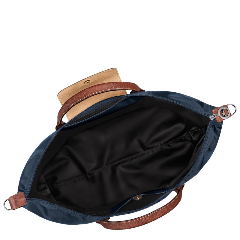 Longchamp Le Pliage Original Expandable Women Travel Bag Navy | Australia-192LOWAGD