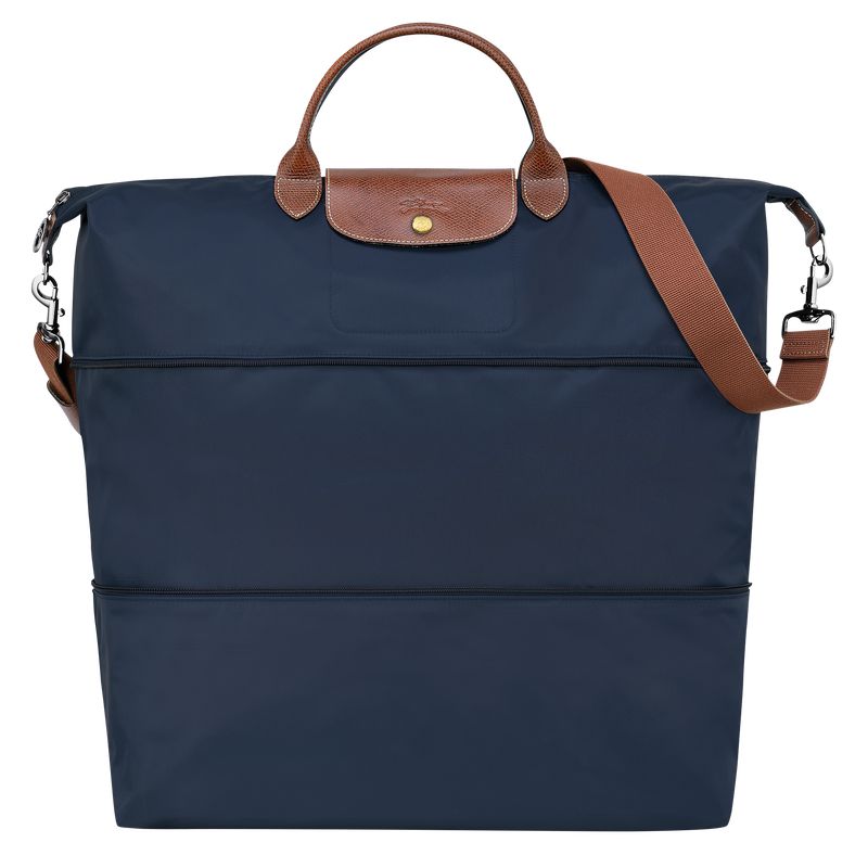 Longchamp Le Pliage Original Expandable Women Travel Bag Navy | Australia-192LOWAGD