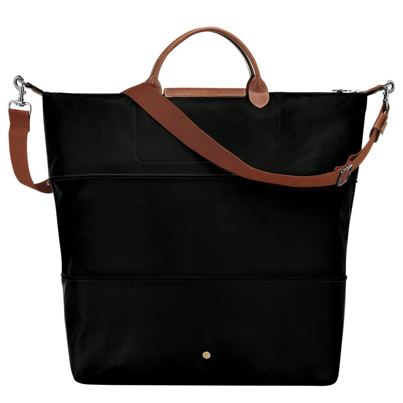 Longchamp Le Pliage Original Expandable Women Travel Bag Black | Australia-962LVWXAE