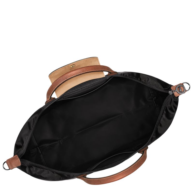 Longchamp Le Pliage Original Expandable Women Travel Bag Black | Australia-962LVWXAE