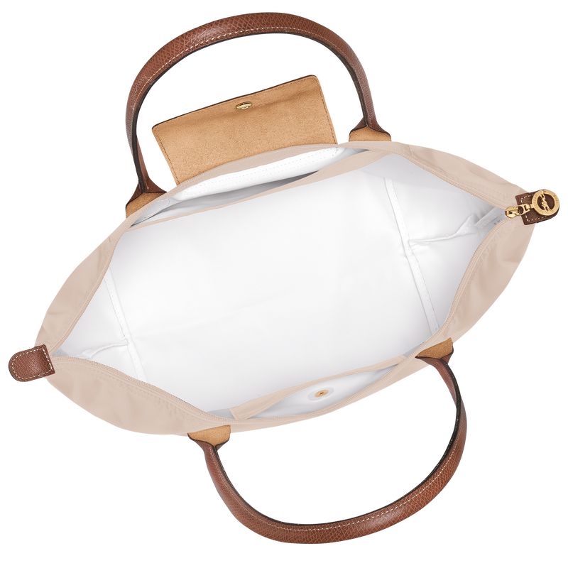 Longchamp Le Pliage Original L Women Tote Bag Beige | Australia-836CFDPEJ