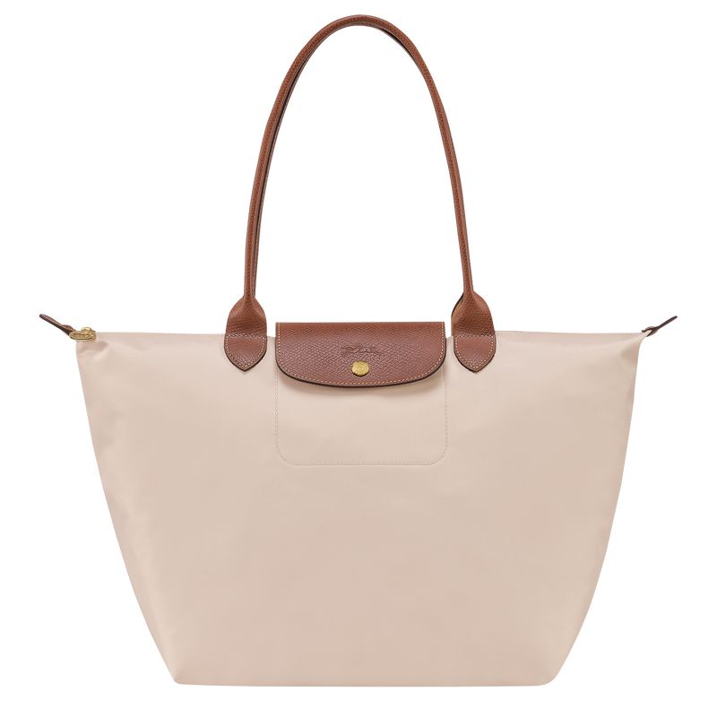 Longchamp Le Pliage Original L Women Tote Bag Beige | Australia-836CFDPEJ