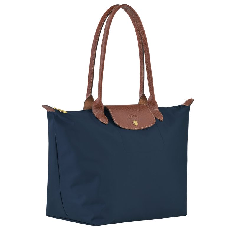 Longchamp Le Pliage Original L Women Tote Bag Navy | Australia-408SVDPQW