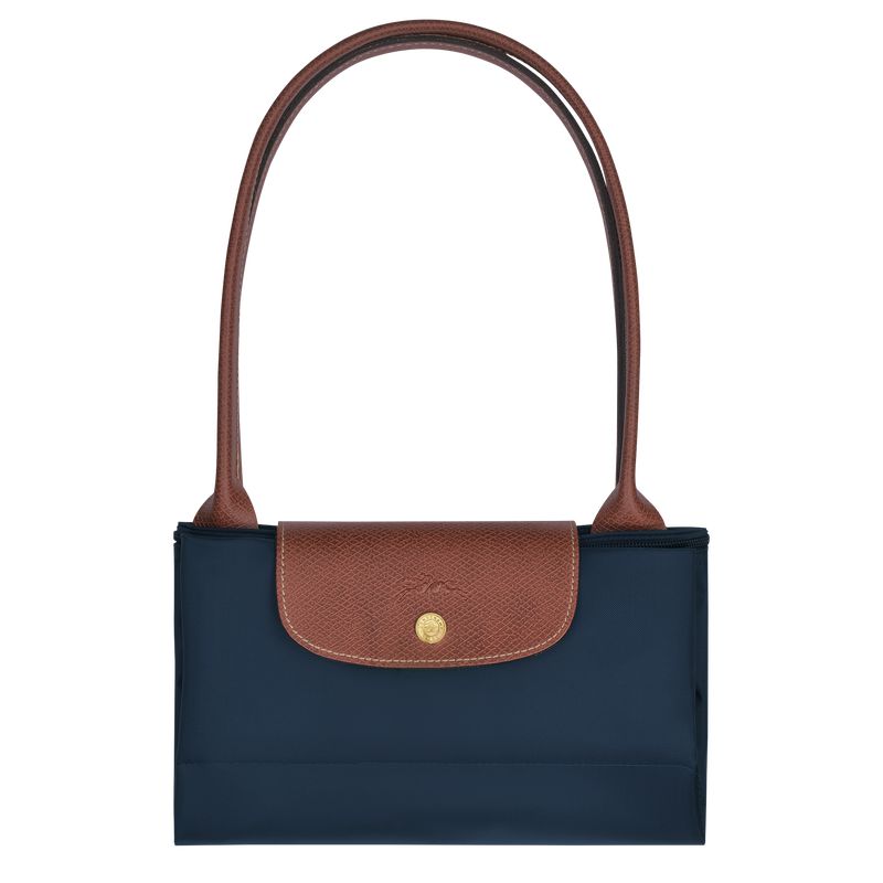 Longchamp Le Pliage Original L Women Tote Bag Navy | Australia-408SVDPQW