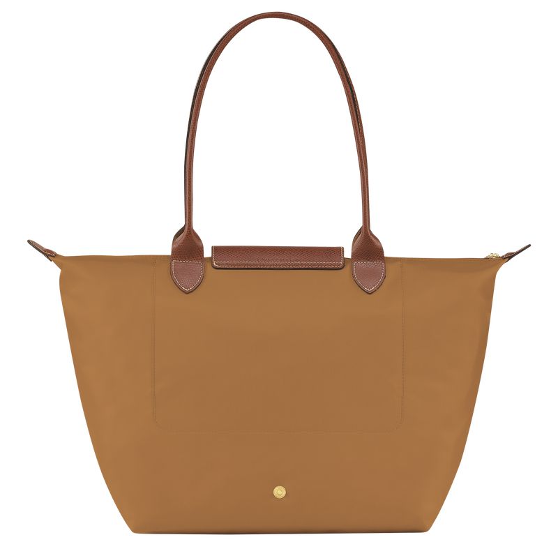 Longchamp Le Pliage Original L Women Tote Bag Brown | Australia-132NPASWC