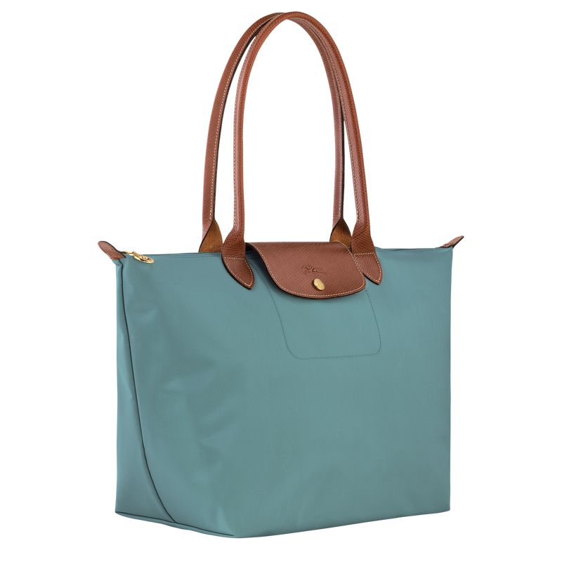 Longchamp Le Pliage Original L Women Tote Bag Blue | Australia-139YLBSJV