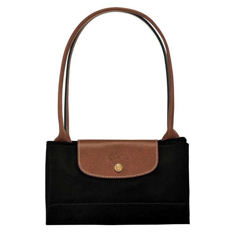 Longchamp Le Pliage Original L Women Tote Bag Black | Australia-302OVQFAN