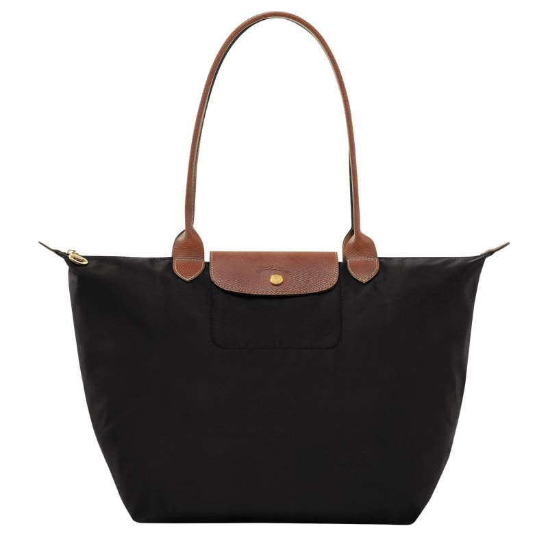 Longchamp Le Pliage Original L Women Tote Bag Black | Australia-302OVQFAN