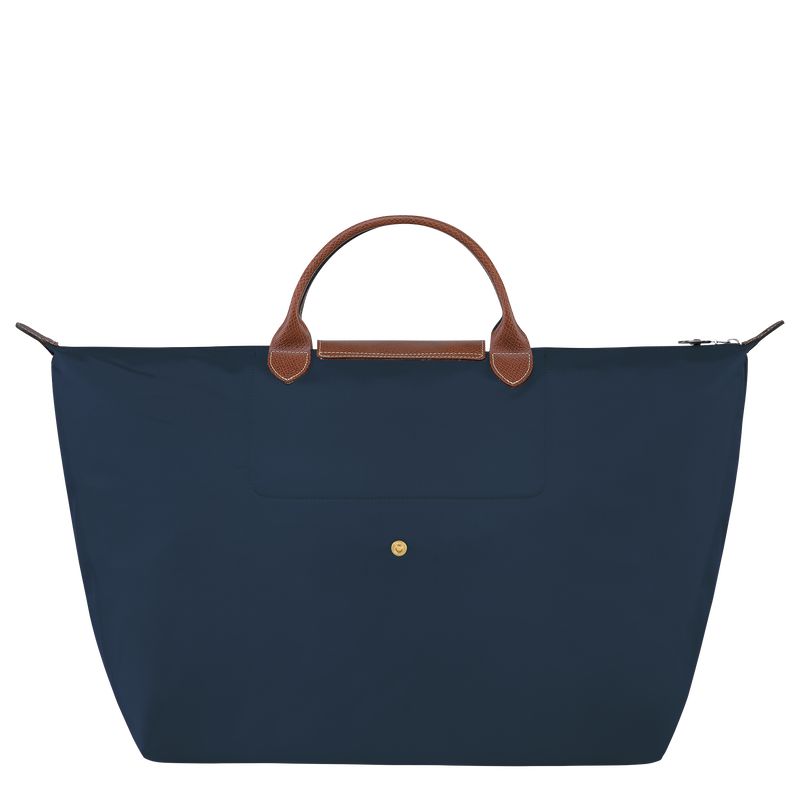 Longchamp Le Pliage Original L Women Travel Bag Navy | Australia-805KCVNLJ