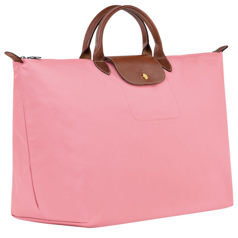 Longchamp Le Pliage Original L Women Travel Bag Pink | Australia-851EVYTJU