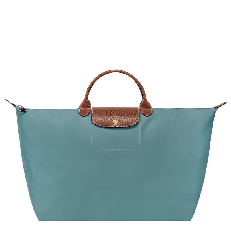 Longchamp Le Pliage Original L Women Travel Bag Blue | Australia-820CSVNXF