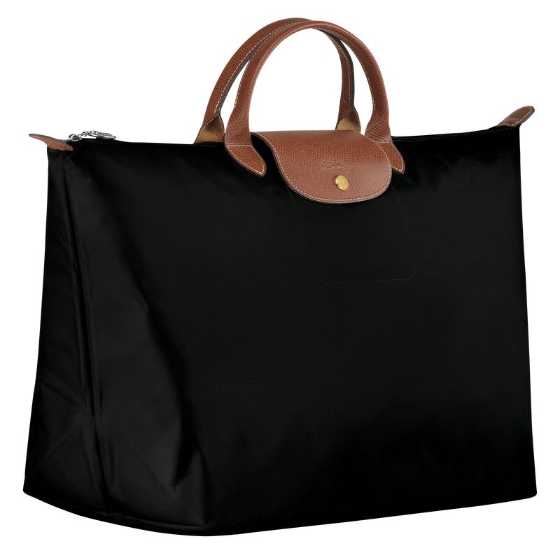 Longchamp Le Pliage Original L Women Travel Bag Black | Australia-682CRAQWV