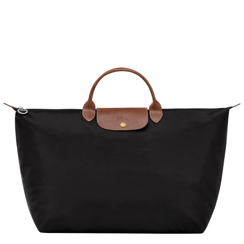 Longchamp Le Pliage Original L Women Travel Bag Black | Australia-682CRAQWV
