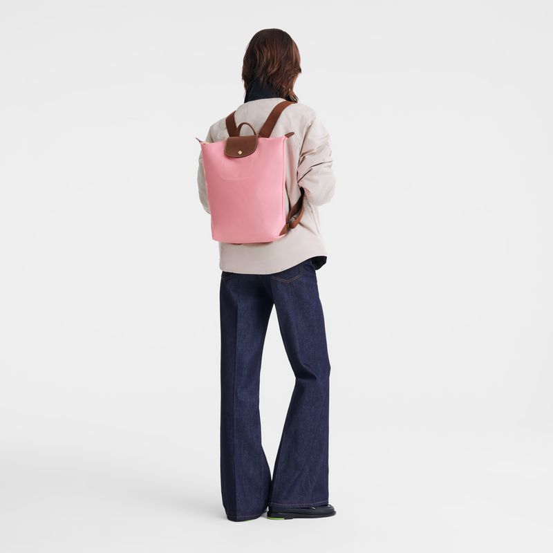 Longchamp Le Pliage Original M Men Backpack Pink | Australia-591DESHMC