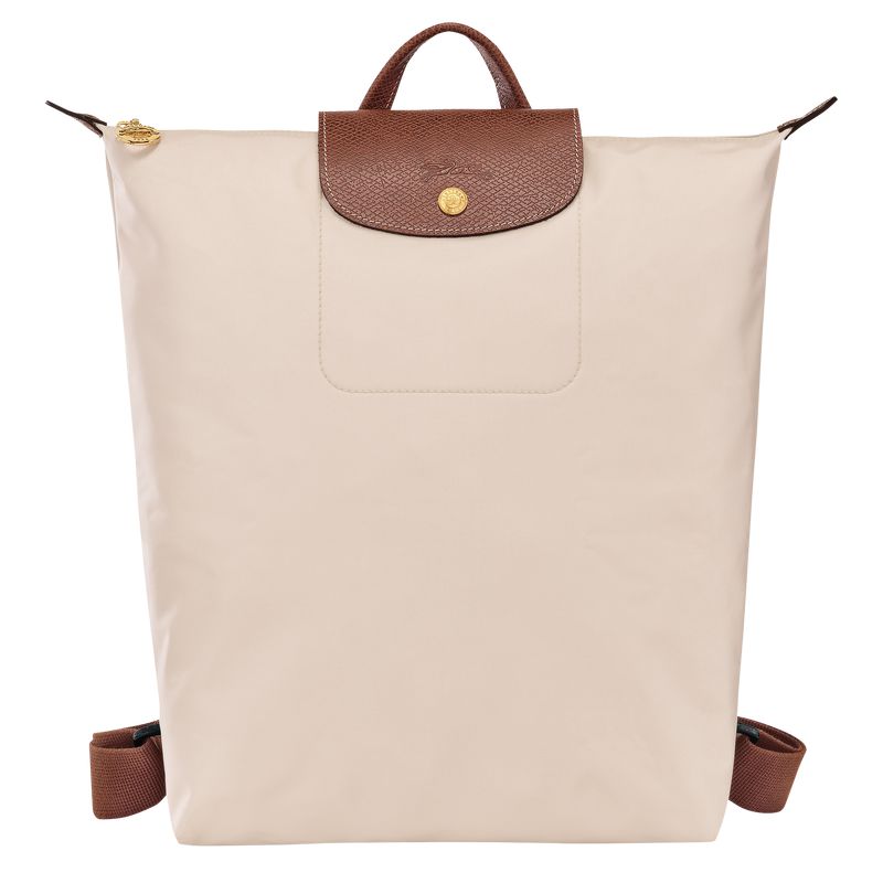 Longchamp Le Pliage Original M Men Backpack Beige | Australia-395BVXSME